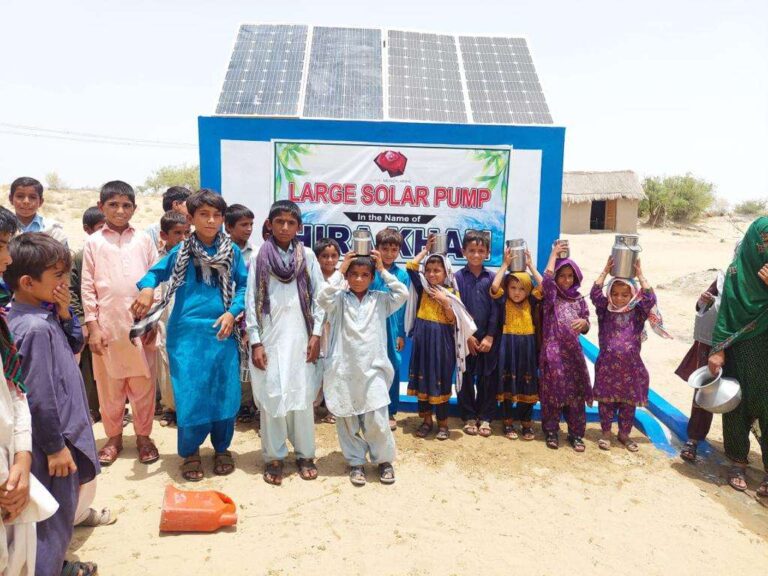 Large solar pump